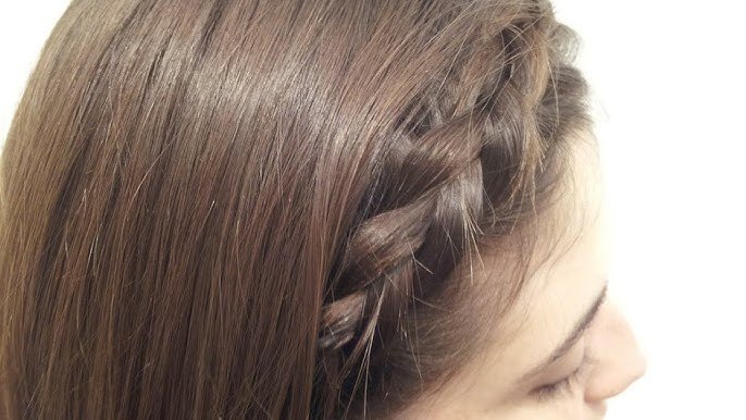 Trenza diadema con melena suelta en 7 pasos